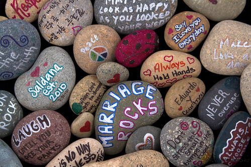 Marriage Rocks Wedding rocks! | My wife and I got married last year and had… | Flickr