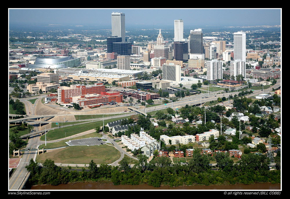 Tulsa, Oklahoma Skyline Aerial | Aerial of Downtown Tulsa, O… | Flickr