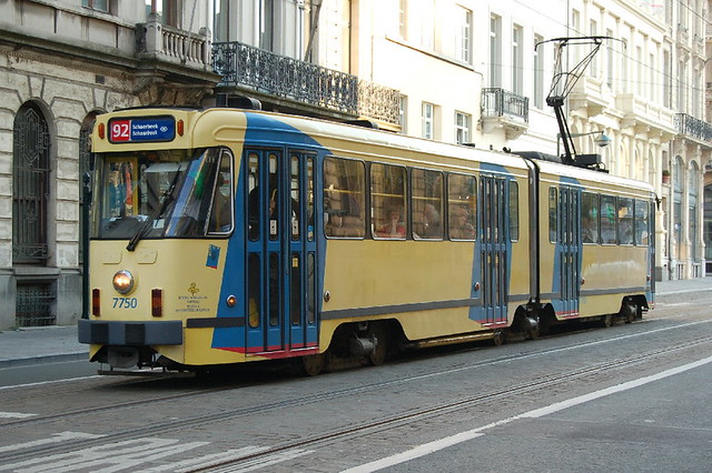 STIB Tram 7750 - Brussels, Belgium