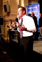 Pic: Tony Abbott addresses Carbon Tax forum in Brisbane