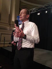 Tony Abbott in the groove - Carbon Tax Forum addressed by Opposition Leader Tony Abbott, Customs House, Brisbane, Queensland, Australia