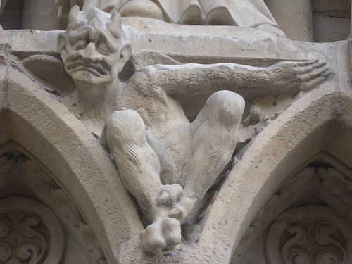 Demon at Notre Dame. | I love the faces on these. | Spikey Gryphon | Flickr
