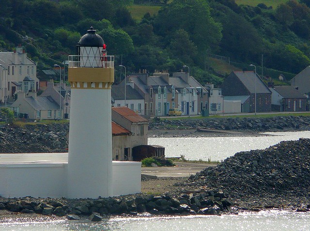 Cairnryan lighthouse & village