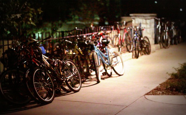 Improvised Bike Parking in San Antonio