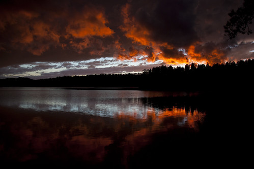 southdakota sd blackhills nationalforest custerstatepark lake water sunset storm thunderstorm reflection