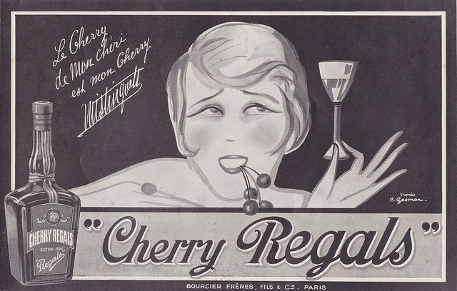 Mistinguett for Cherry Regals in 1925