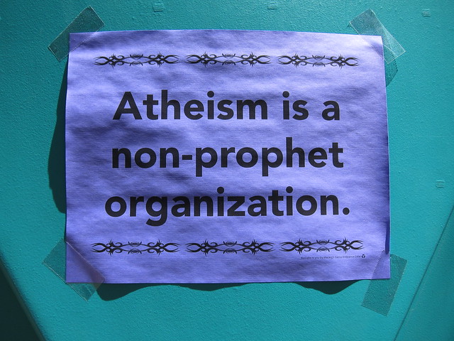 Atheism is a Non-Prophet Organization