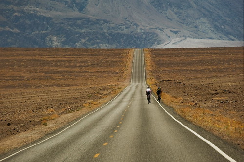 Hard Biking on Death Valley by Tati@