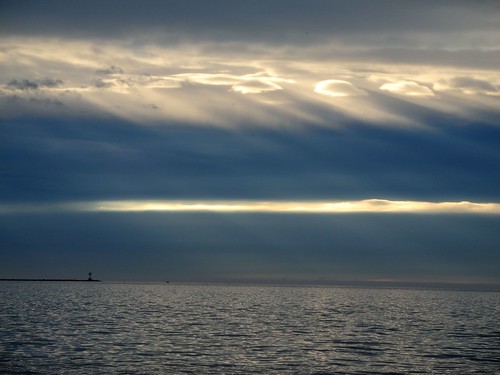 light sea clouds sunrise island li cool long day cloudy sound rays