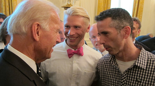 VP Joe Biden, Terry Miller, and Dan Savage