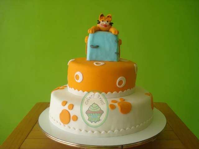 Bolo Garfield" "Garfield Cake" | Cakery Brasil by Fabiana Maganin | Flickr
