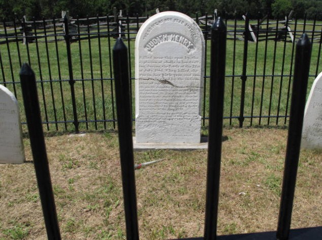 Manassas VA - Judith Henry headstone
