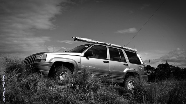 THE JEEP ON GOSPERS MTN WOLLEMI NP NSW AUSTRALIA JULY 2011