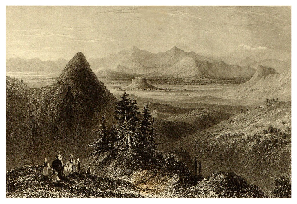 001-Atenas vista del monte Hymete-La Grèce pittoresque et historique 1841- Christopher Wordsworth-© Biblioteca de la Universidad de Heidelberg