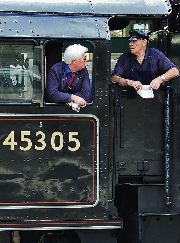 Steam Locomotive Crews | Flickr