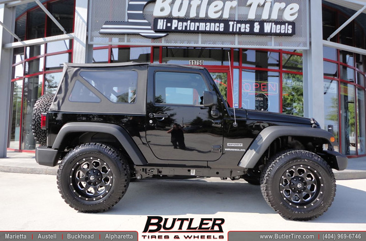 Jeep Wrangler with 18in Fuel Boost Wheels and Leveling Kit… | Flickr