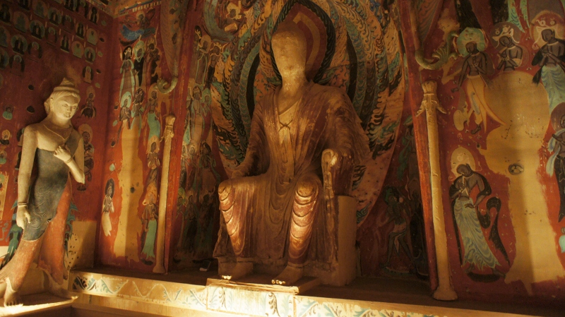 Buddhist statues (Mogao caves), Dunhuang, Xinjiang