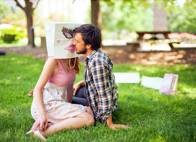 Kissing in the Park