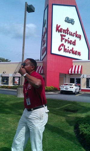 Marietta, GA giant chicken at KFC