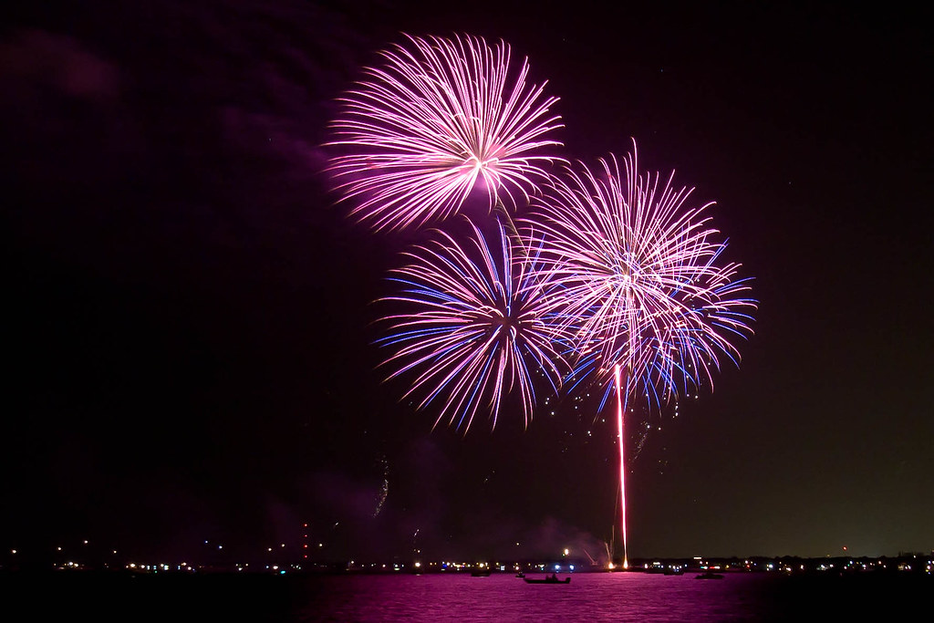 Friday Night Fireworks - Kemah Boardwalk - Kemah, Texas