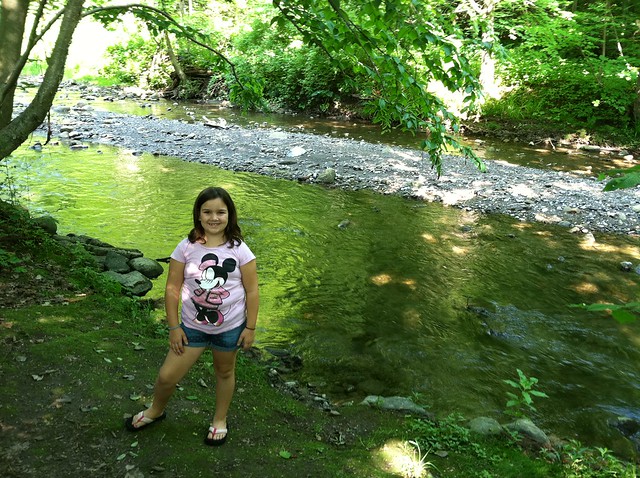 Emily Standing by Moyer Creek