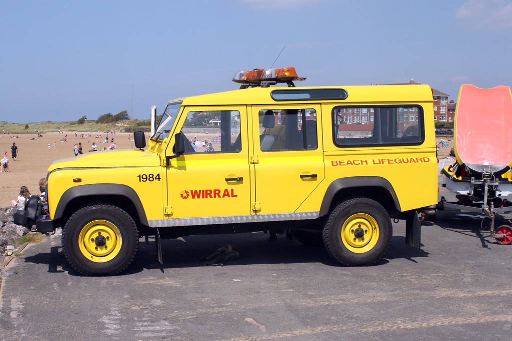 Fleet 1984 with the rescue boat at West Kirby, July 2011 — the reference for this model; linked only.