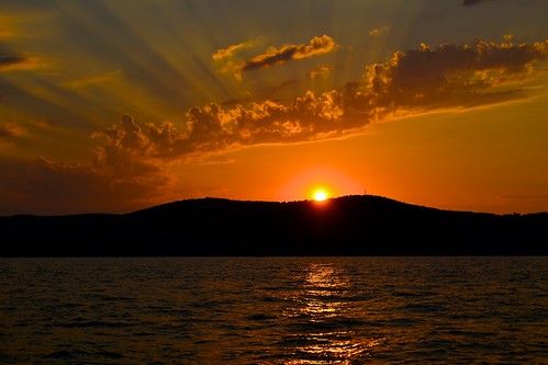 sunset sailing greece nikond3100