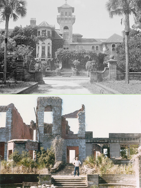 Burned-Out MANSION: Dungeness, Cumberland Island, GA.
