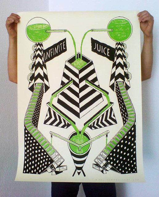 Machine Print - Poster1 by Marc Hennes