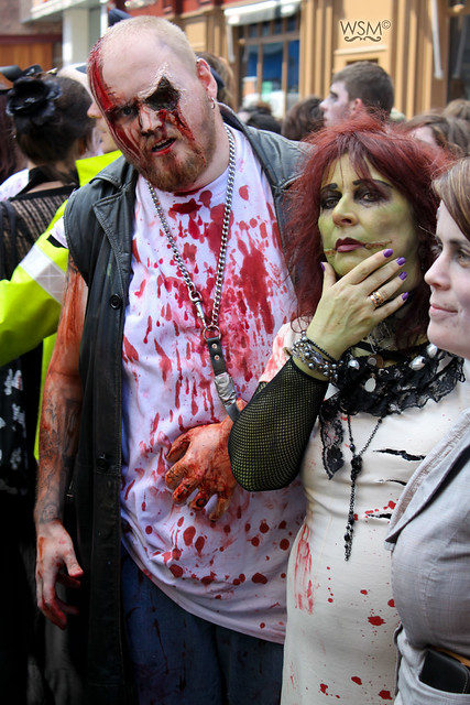 Cute zombie couple - Zombie Walk, Dublin IE