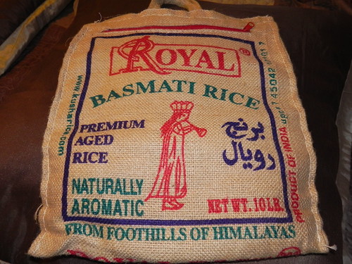 Rice Bag for Compost Tea | Eat & Live Green finds a Basmati … | Flickr