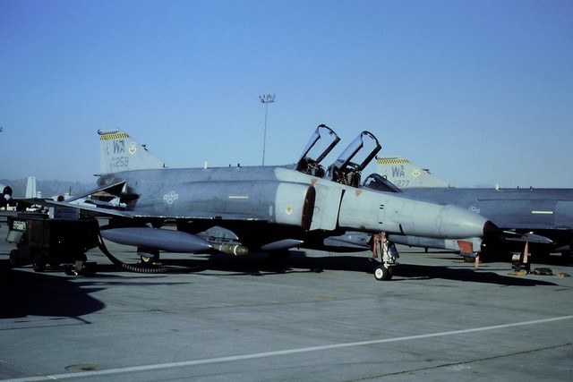 F-4G 69-0259/WA 561FS/ 57FW USAF. Nellis AFB, Nevada. 27-10-1995.