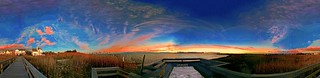 Gorgeous Heron Pointe Home Boardwalk Beach Dusk 360° Panorama - IMRAN™
