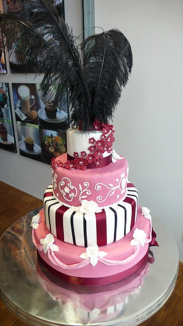 Moulin Rouge inspired Wedding Cake