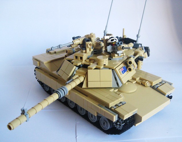 Lego M1A1 Abrams Fully Equipped Tactical position