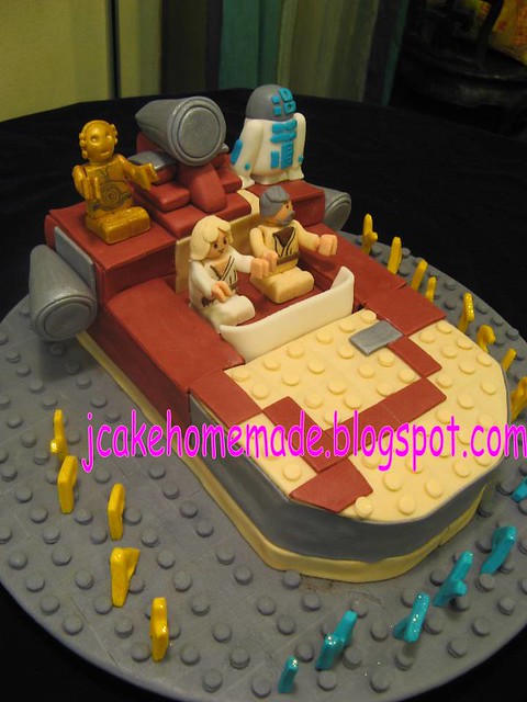 Lego Star War Landspeeder  cake