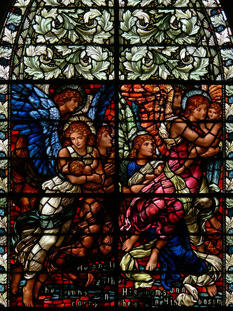 Sat, 06/04/2011 - 14:28 - Henry Holiday Stained glass - Salisbury Cathedral, Wiltshire 04/06/2011.
