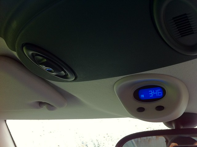 MINI Roof clock and sunroof switch