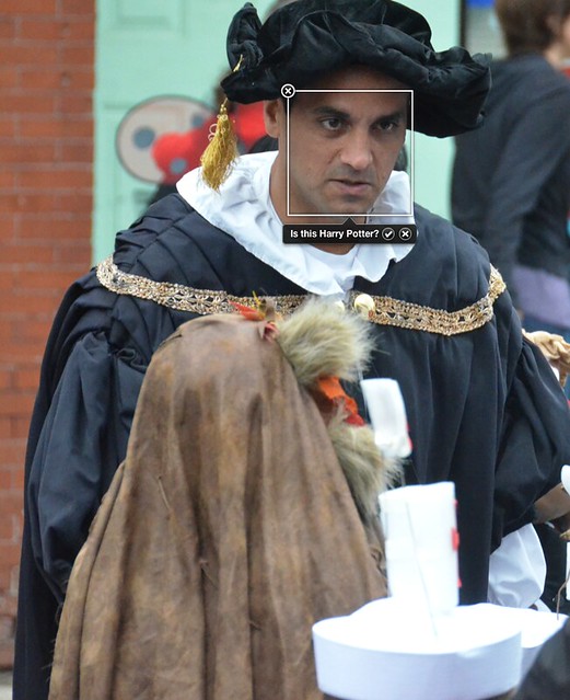 Following the recent unpleasantness, Somerville mayor Joe Curtatone surprised the crowd at the city's Halloween parade with an unexpected disguise today.