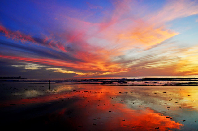 Black's Beach Sunset, San Diego