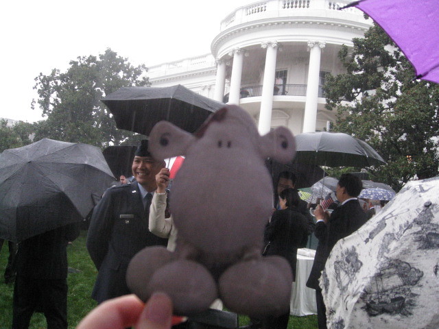 Shaun The Sheep at the White House  - His Security Background Check passsed!