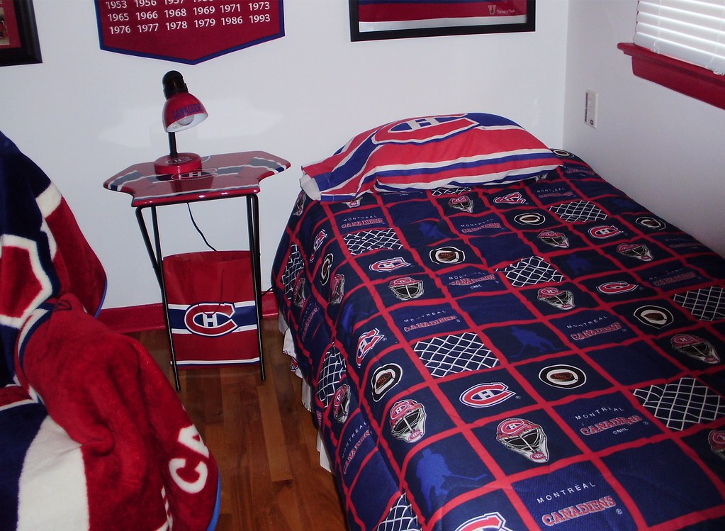 montreal canadiens room | the ultimate habs fan bedroom! | flickr
