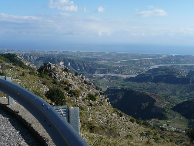 Panorama da Monte Stella della Vallata dello Stilaro