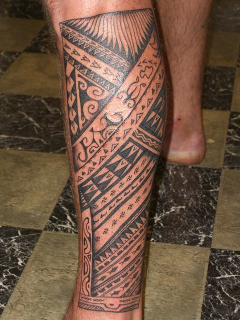 Polynesian Tribal Freehand Tattoo | Polynesian Tribal Freeha… | Flickr