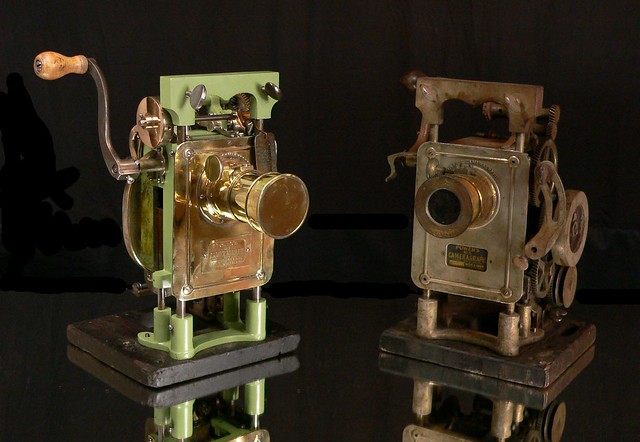 Two Powers Cameragraph No 5 projector heads