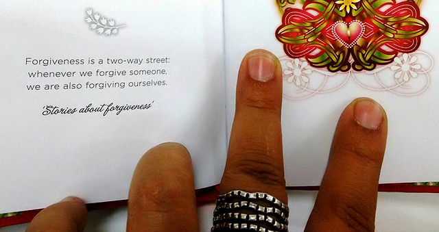 Forgiveness is a two way street....
