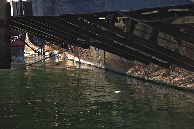 Hull, Rudder and Deck Supports of Steam Ferryboat Berkeley