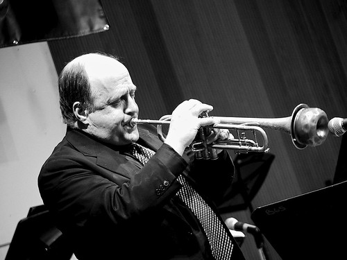 Lew Soloff with mute