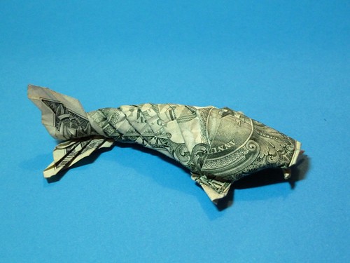Dollar Koi fish | Designed by Won Park Folded by me | Ganz Krot | Flickr