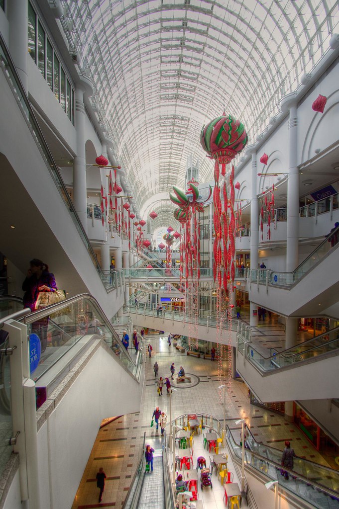 The Bentalls Centre at Christmas